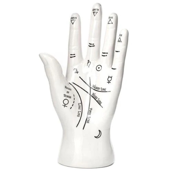 Kikkerland Palm Reader Jewelry Stand — image 2 of 5